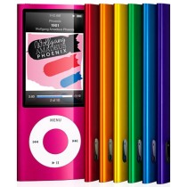 苹果 iPod Nano 8GB 银色 MC027CH/A 数码音乐播放器 (可存储2000首歌曲 内置录音、FM收音机、摄像等功能 ) 